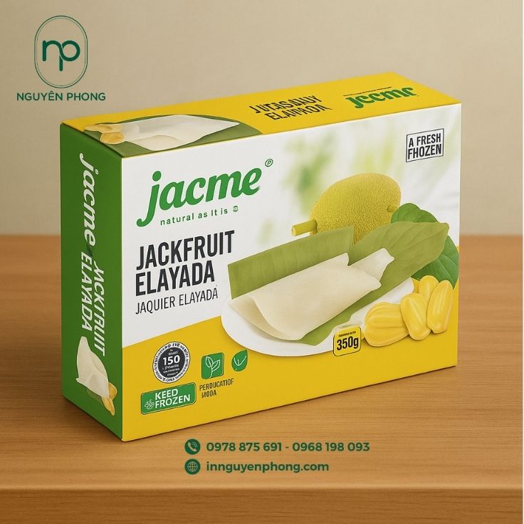 Kích thước hộp đựng mít sấy chuẩn